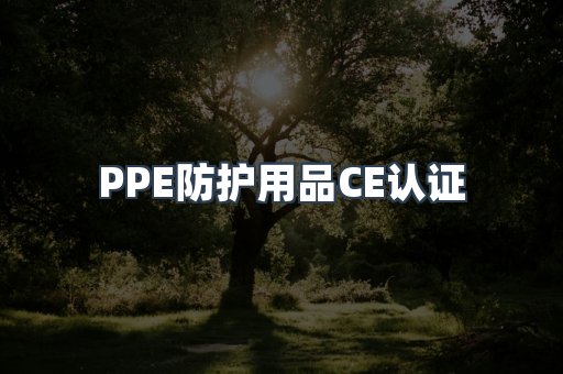 PPE防护用品CE认证